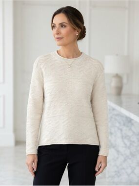 Lauren Ralph Lauren silk linen and cotton sweater